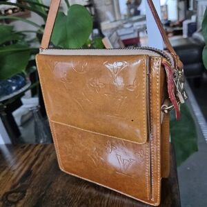 Louis Vuitton Bronze Vernis Mott Monogram Bag